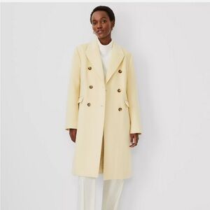 Wool Blend Chesterfield Coat